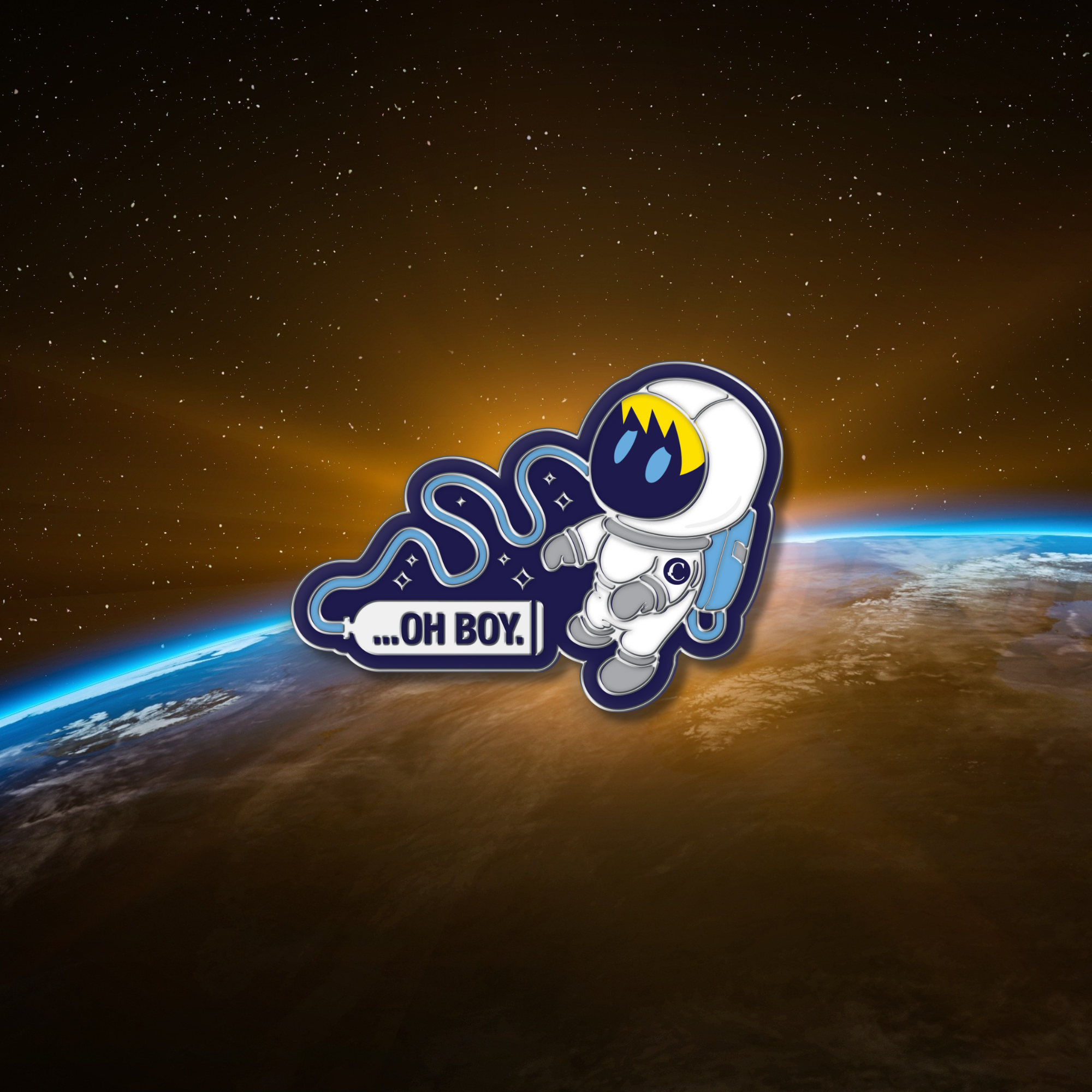 Oh Boy... Astronaut Pin (Amanda Tapping Variant)