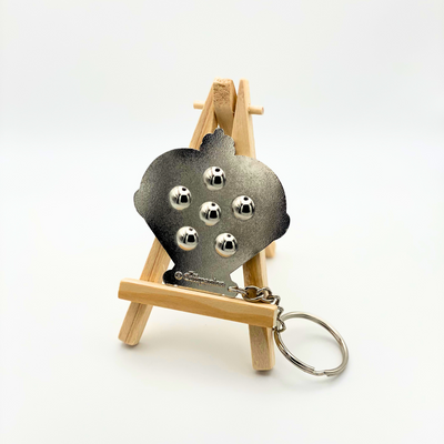 Labyrinth Maze Heart Tracing Keychain